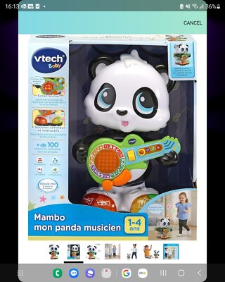 LeapFrog Learn & Groove tanzender Panda | Kinder musikalisches Stofftier | 2-4 Jahre