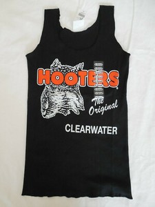 Sale New Hooters Girl Authentic Grab Bag Black Uniform Tank Florida Xs Med Lrg Ebay