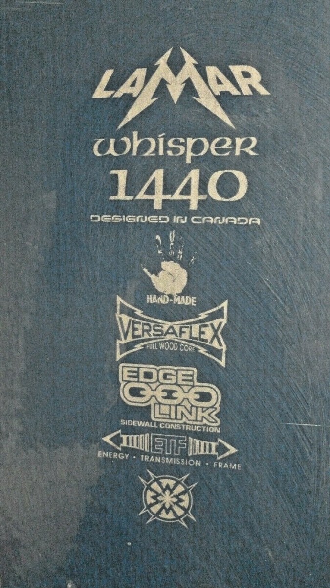 LAMAR Whisper 1440 Snowboard Deck Only 144cm Wood Core 144 cm Blue