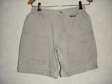 Columbia Cargo Shorts Boys 18/20 Light Gray Cargo Pockets