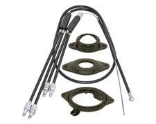 ALTALINE Bicycle Rotor Gyro Set Cables Black 1" Fork FREESTYLE BMX BIKE Rotor