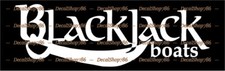 BlackJack Boats - Sports - Car/SUV/Truck Vinyl Die-Cut Peel N' Stick Decals