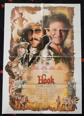HOOK Kinoplakat  DISNEY PETER PAN Dustin Hoffman Robin Williams Julia Roberts