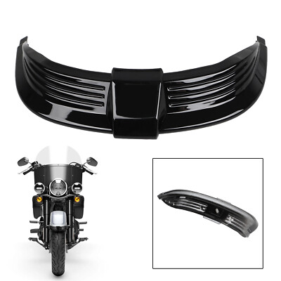 Motor Front Fender Tip Trim Black For Harley Heritage Classic FLHC