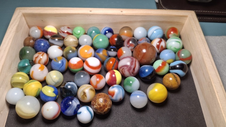 Vintage Marbles Marble King, Vitro, Peltier, Master, Akro, Agate