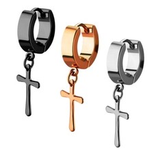 1 Pezzo Anelli Ciondolo Croce Unisex Helix Abbraccio Gotico Clip Ø 29mm