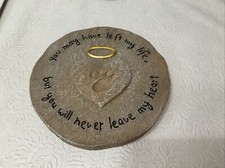 Memorial Pet Stone "You Have Left My Life, But..." Eternal Puppy Love NEW