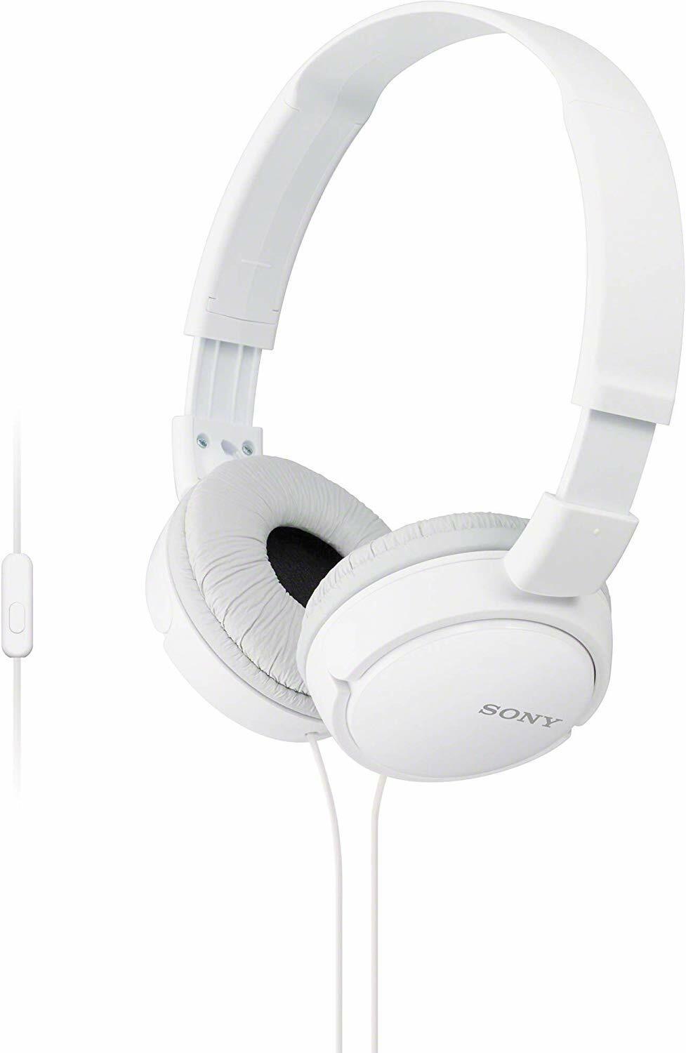 Sony MDR-ZX110AP- Auriculares para Smartphone Diadema,Con micrófono Blanco