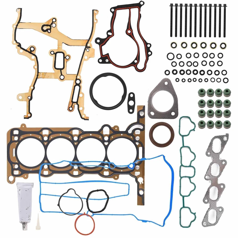 Juego de pernos de junta de culata y kit de cadena de distribución para Chevrolet Trax 2013-2016 1,4 L Turbo Foto 2 de 4