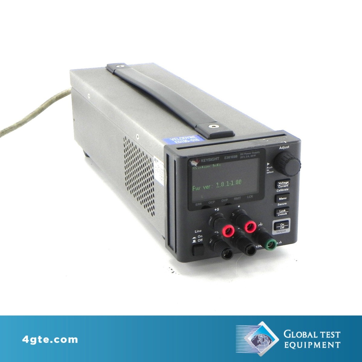 Keysight E36103B DC power supply, single-output, 20 V, 2 A, 40 W 