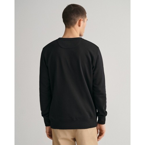 Gant Herren Sweatshirt Pullover schwarz 2006065 5 black - Picture 4 of 7