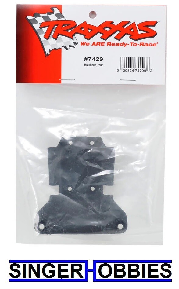 いの Traxxas 7429 Bulkhead, rear RUSTLER 4X4 NEW IN PACKAGE TRA7429