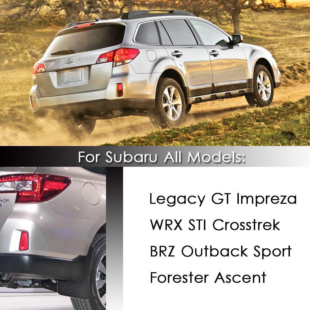 4x Mud Flaps Mudflaps For Subaru Legacy Impreza WRX STI Mudguards