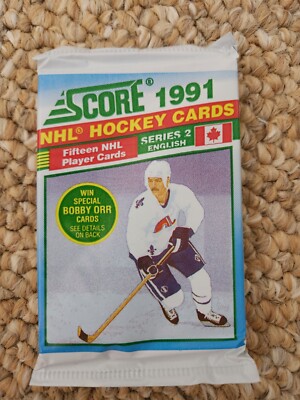NHL 1991  SCORE Canadian Hockey SERIES 2 Pack FACTORY SEALED. WAYNE GRETZKY?!?