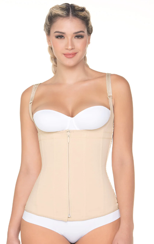 Fajas Colombianas Semivest Ajustable Waist Trainer Latex Girdle Gym - 第 3/6 張圖片