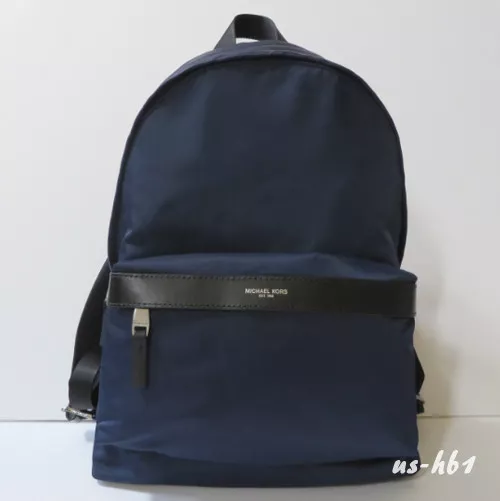 NWT MICHAEL KORS Men s Kent Nylon Backpack in Indigo Blue eBay