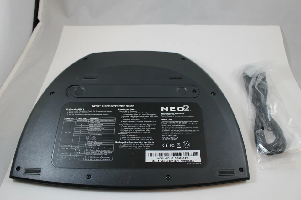 Alphasmart Neo 2 NEO2-KB Word Portable PC Processor Keyboard Classroom w USB π₯ - Image 3 of 4