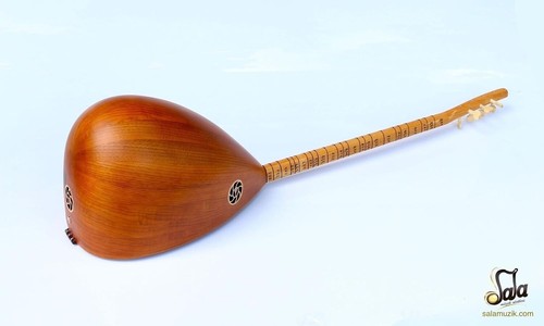 Turkish Quality Long Neck Mulberry Baglama Saz For Sale ASL-112N - Picture 7 of 9