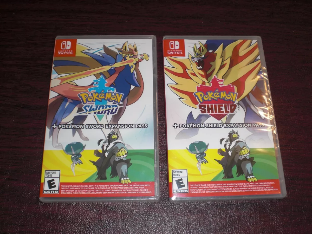 Pokemon Shield + Pokemon Shield Expansion Pass (Nintendo Switch) NEW