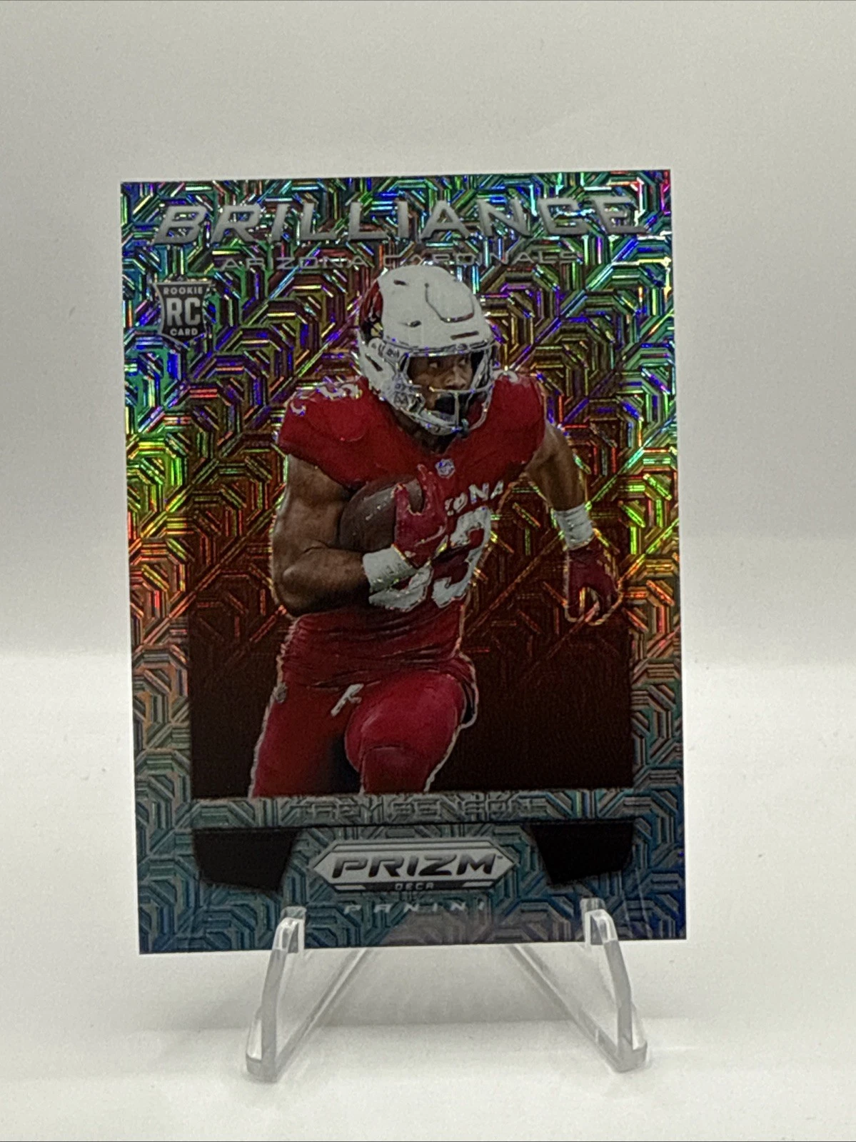 Trey Benson Panini Prizm Deca Brilliance #5 Silver
