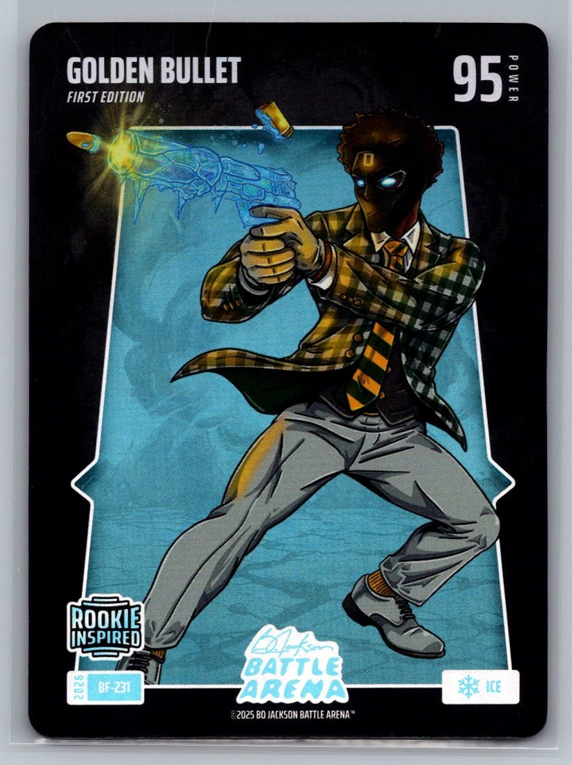 Golden Bullet 2026 Bo Jackson Battle Arena #BF-231 Battlefoil ICE Rookie