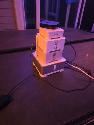 S1 Sonos Package Two Zones  One Amp And Apple Tv!