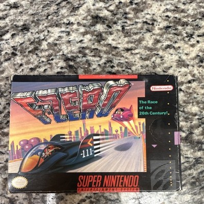 Nintendo F-Zero Super Nintendo Racing 1991 Manual Included