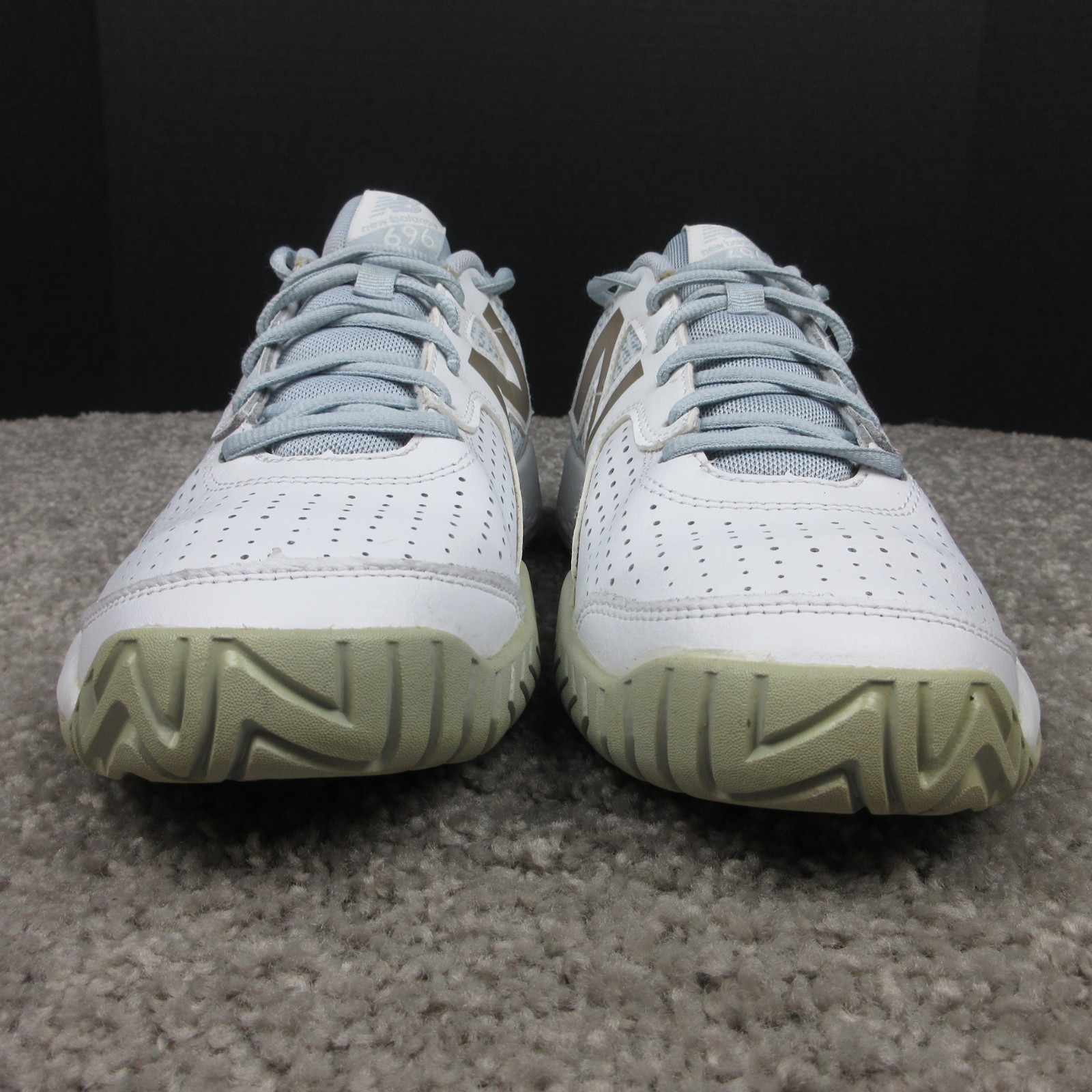 SAOLA New Balance 696 V3 Sneakers Donna 10.5 Bianco Grigio Scarpe da Passeggio Scarpe da Ginnastica