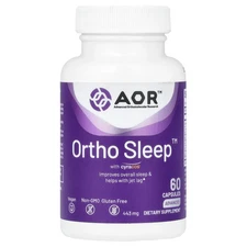 Advanced Orthomolecular Research AOR Ortho  Sleep 60 Vegi-Caps Fish Free,