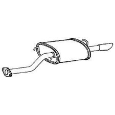 Klarius Rear Exhaust Tail Pipe With Back Box for MG ZS 180 25K4F 2.5 2001-2005