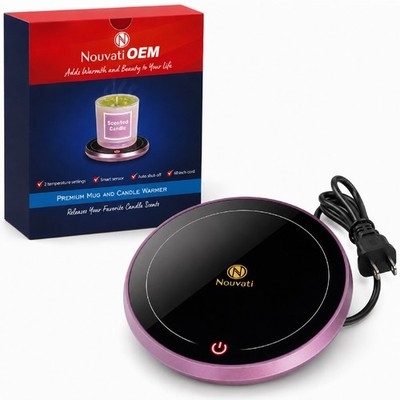 Coffee Mug Warmer for Desk Auto Shut Off, Candle Warmer Plate Home Office Travel