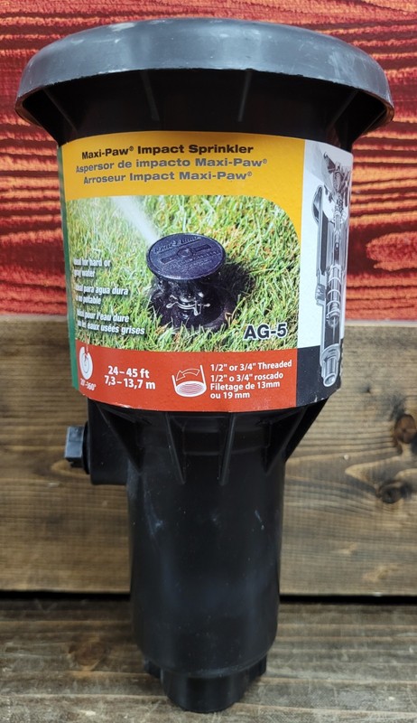 Rain Bird Maxi-Paw Impact Sprinkler (AG-5) (New Shelf Wear)