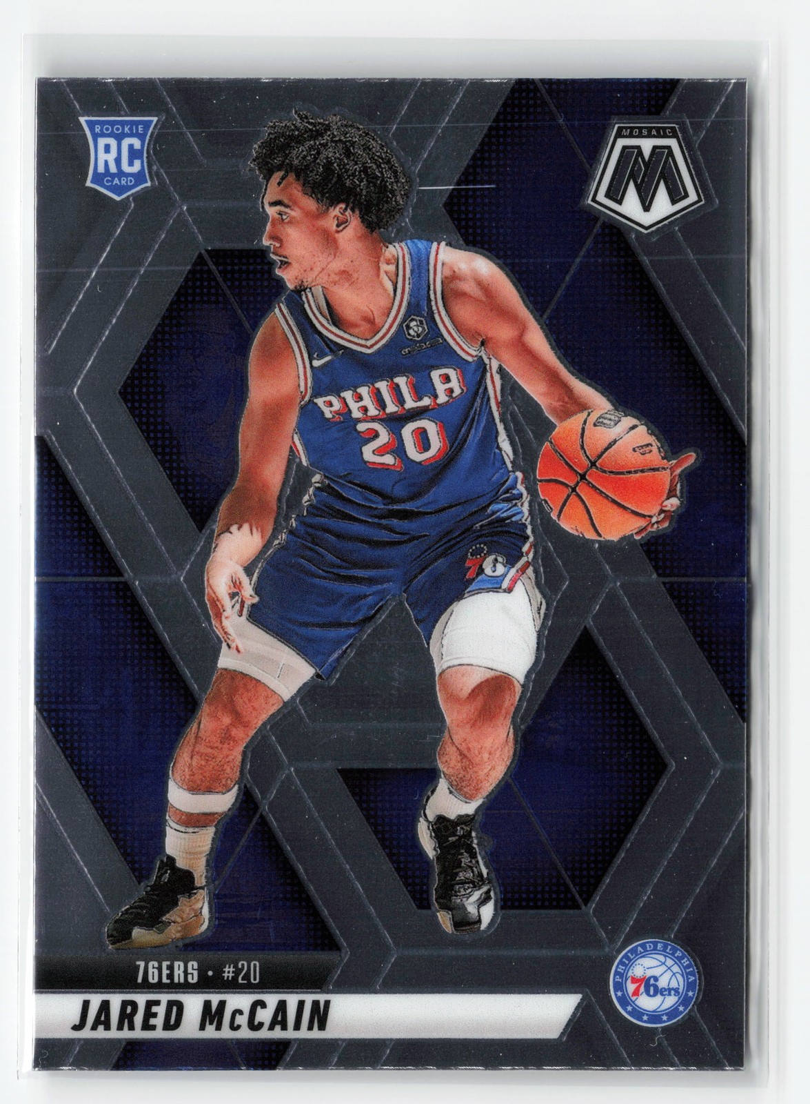 2024-25 PANINI MOSAIC JARED MCCAIN #228 RC 76ERS