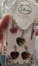 NIP X3 DISNEY PRINCESS INTERCHANGEABLE CHARM BRACELET BELLE AURORA CINDERELLA