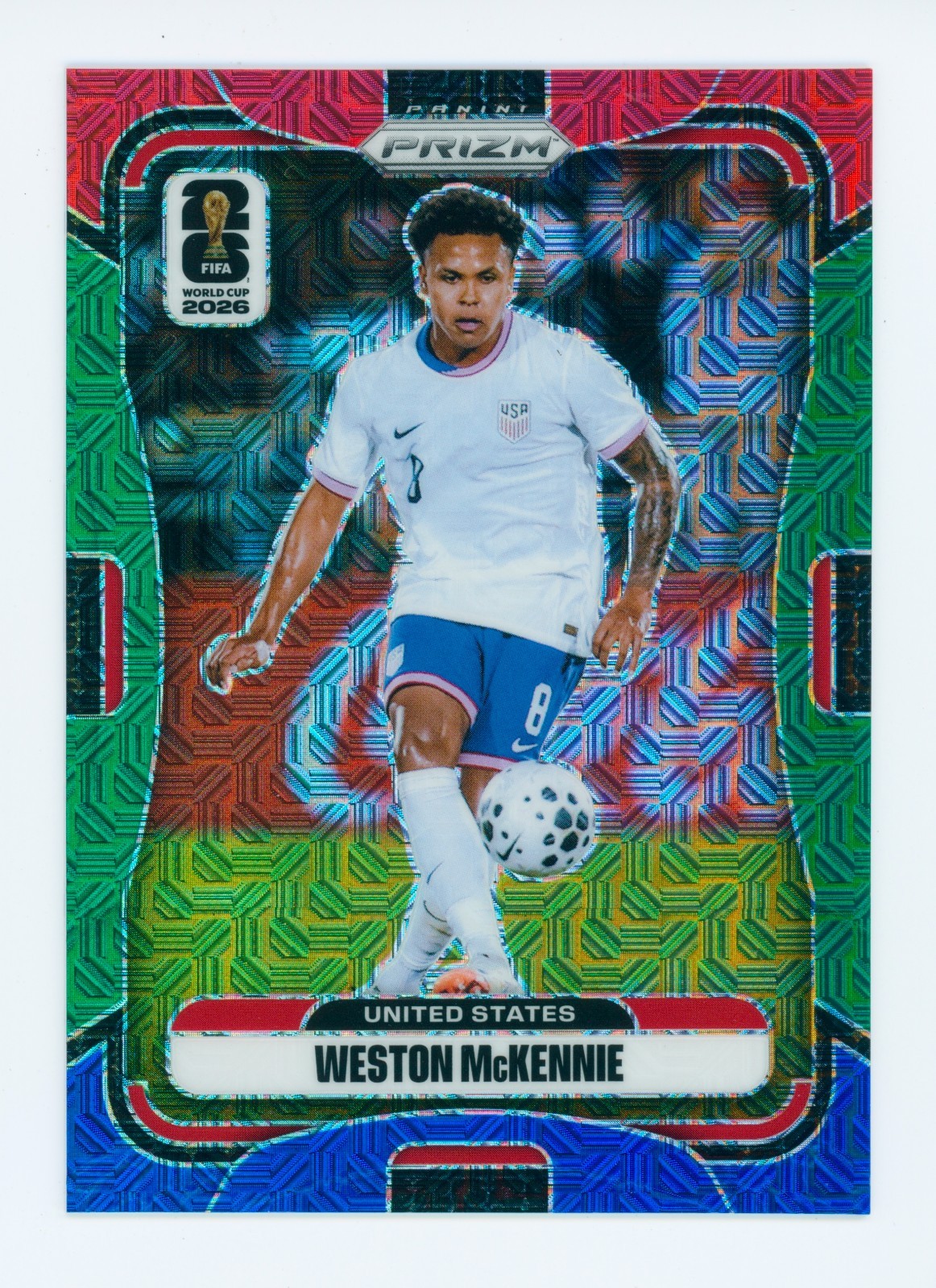 2026 Weston McKennie Panini Prizm FIFA World Cup RGB Mojo USMNT Card SP