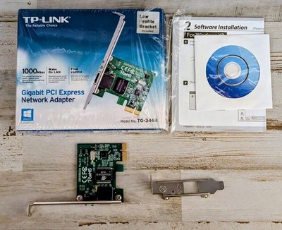 TP-LINK TG-3468 Gigabit PCI Express Network Adapter Low Profile Bracket