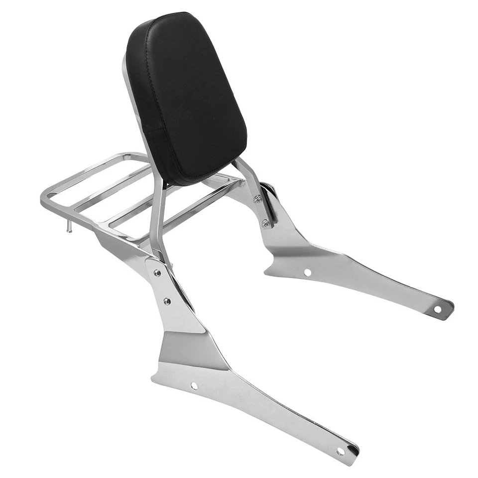 Rear Sissy Bar Backrest Luggage Rack For Suzuki Volusia VL800 Boulevard M50 C50 Foto 4 de 4