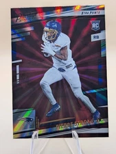 2022 Prestige Football Pierre Strong Jr. card Sunburst Xtra #384 Patriots RC