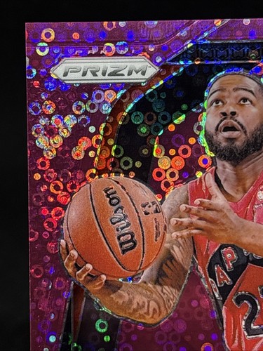 PRIZM PINK DISCO PRIZM ROOKIE #241 JAMAL SHEAD RC /50 TORONTO RAPTORS - Picture 2 of 11