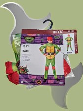 TEENAGE MUTANT NINJA TURTLES Raph Halloween Costume DRESS UP Youth Kids Medium