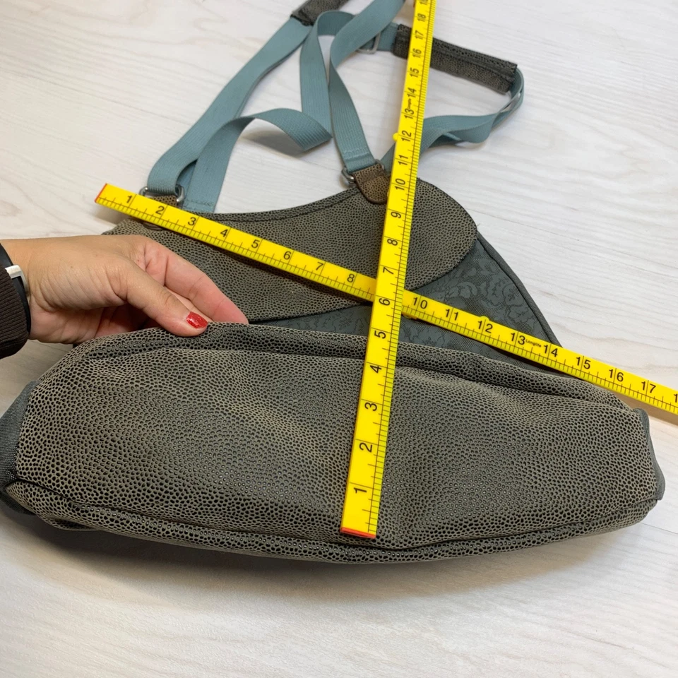 Bolso de hombro HAIKU para computadora portátil con flores moradas Bolso grande Cartera Foto 3 de 4