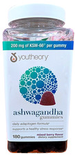 Youtheory Ashwagandha Gummies 180 Count EXP 0...