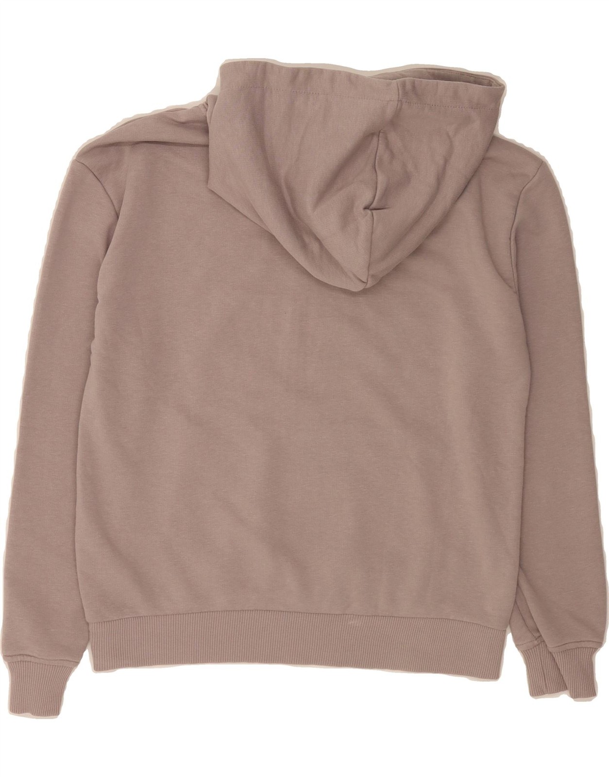 FILA maglione donna oversize grafica con cappuccio UK 10 piccolo grigio cotone ZE08