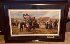 “Expecting A Battle” Professionally Framed  By Dale Gallons. Signed And Numbered