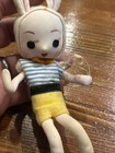Vintage Japan Bunny Rabbit Shelf Sitter Pixie Doll Felt Legs Easter Decoration — photo 10