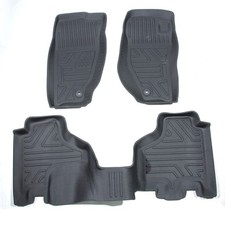 Floor Mats Liner Carpets For 2008-2012 Jeep Liberty Tpe Rubber All Weather 3pcs