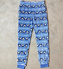 Secret Treasures Women Size Small Fleece Penguins Blue Cozy Soft Pajama Pants