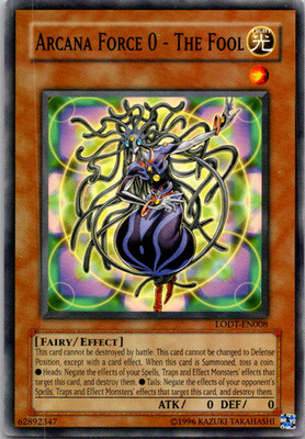 Arcana Force 0 - The Fool - LODT-EN008 - Common - Unlimited Edition x1 - Lightly