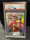 2024 Panini Prizm Jayden Daniels Flashback Rookie #8 Silver Prizm PSA 10