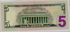 $5 FRN Series 2013 Dallas Fancy MK 07778533 E LUCKY Triple 777 JACKPOT — photo 2